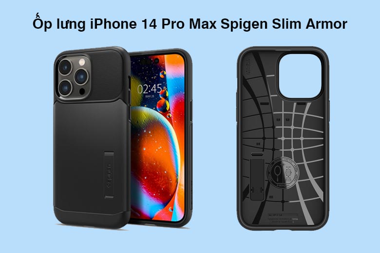 Ốp lưng iPhone 14 Pro Max Spigen Slim Armor - Bảo vệ toàn diện cho iPhone