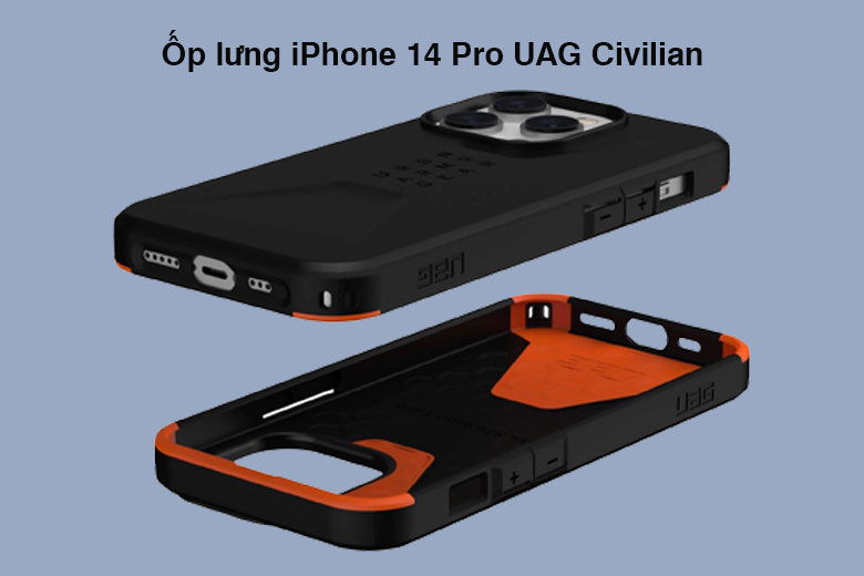 Ốp lưng iPhone 14 Pro UAG Civilian - Thiết kế hiện đại, trẻ trung