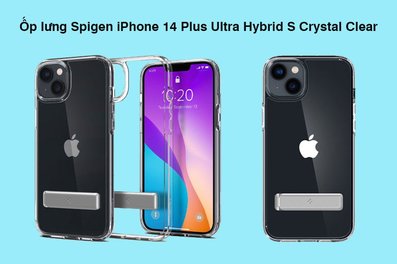 Ốp lưng Spigen iPhone 14 Plus Ultra Hybrid S Crystal Clear - Chiếc ốp đáng mua nhất năm nay