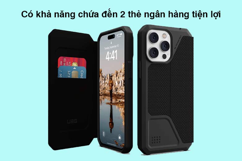Có thể chứa đến 2 thẻ ngân hàng
