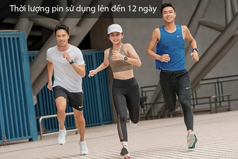 Thời lượng pin sử dụng lên đến 12 ngày