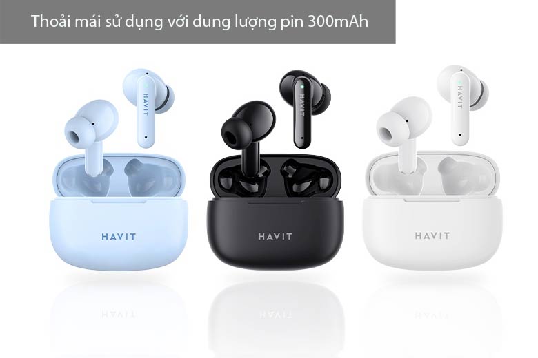 Thoải mái sử dụng với dung lượng pin 300mAh