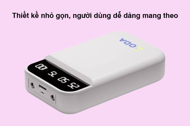 Thiết kế nhỏ gọn, người dùng dễ dàng mang theo 