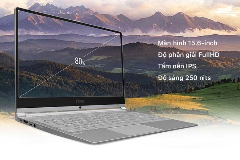 Giải trí tuyệt đỉnh với màn hình 15.6-inch FullHD IPS