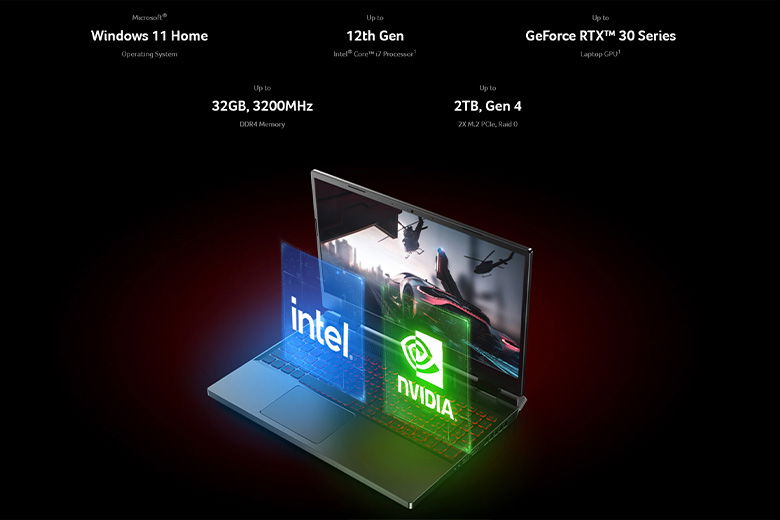 Giải trí cực đã với Intel thế hệ thứ 12 cùng RTX 3050