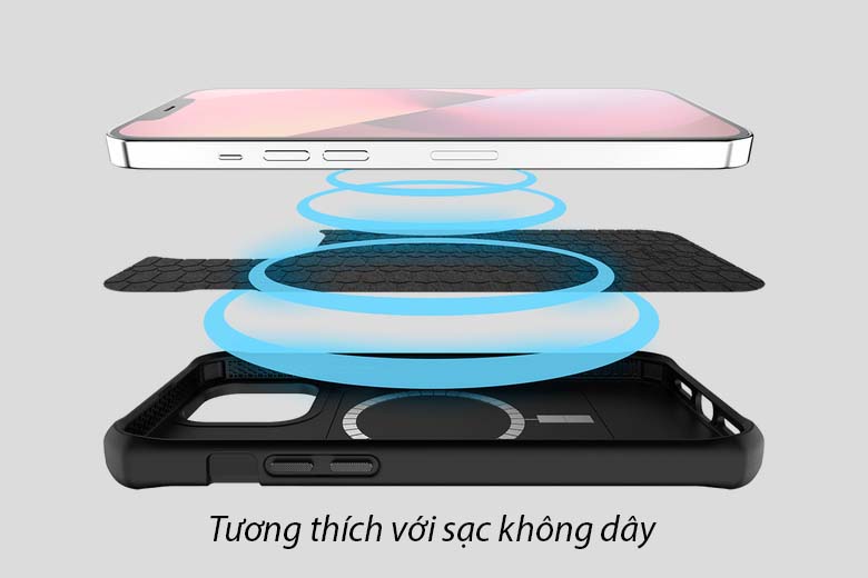 Ốp lưng iPhone 13 Itskins Spectrum Silk tương thích với sạc không dây