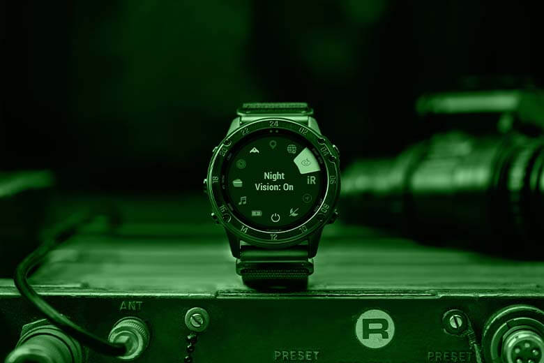 Tính năng Night Vision Mode trên Garmin taxtic Delta Solar