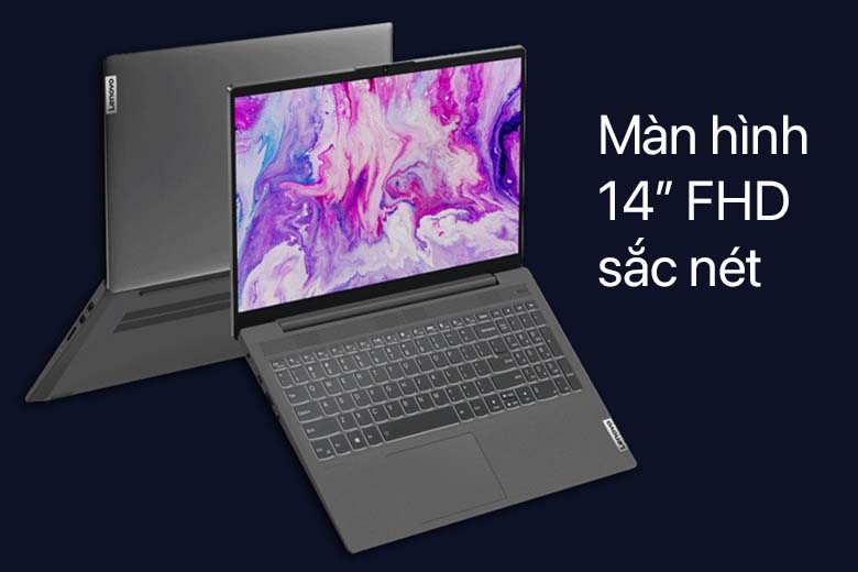 Màn hình 14 inch độ phân giải FullHD sắc nét