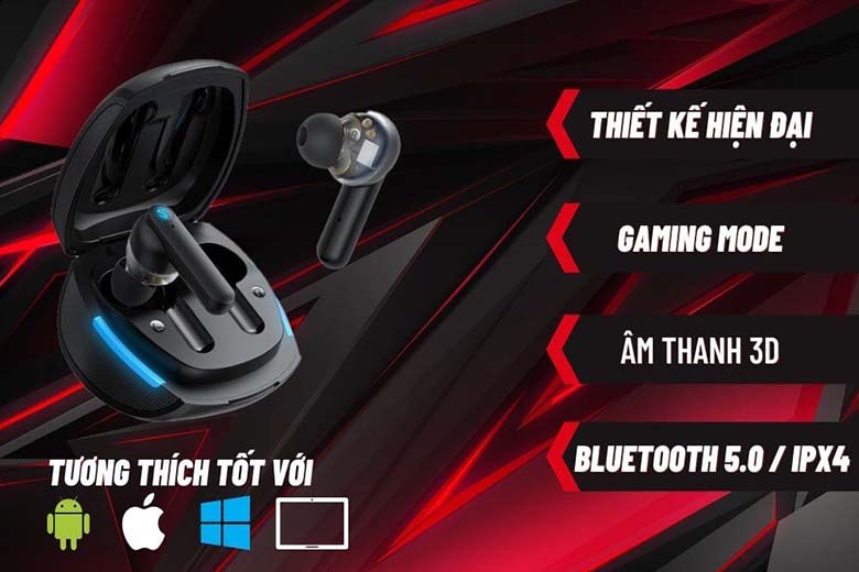 Tai nghe SoundPEATS Gamer No 1 - Chiếc tai nghe không dây dành cho mọi game thủ