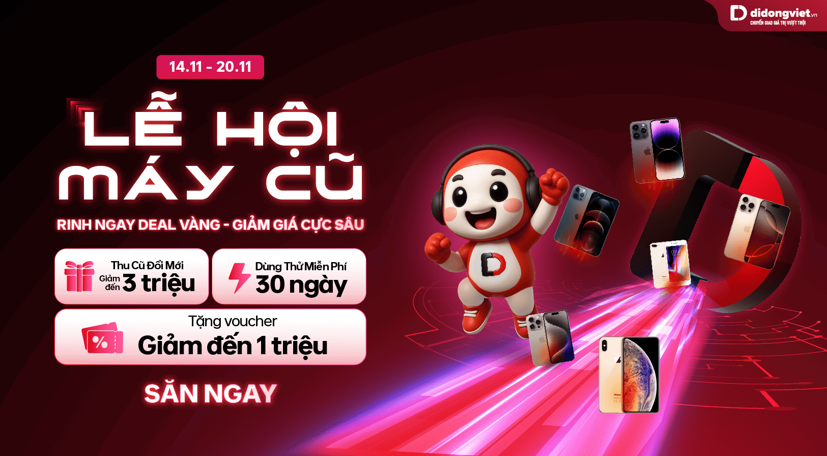 Lễ Hội iPhone Cũ Rinh Ngay Deal Vàng - Giảm Giá Cực Sâu