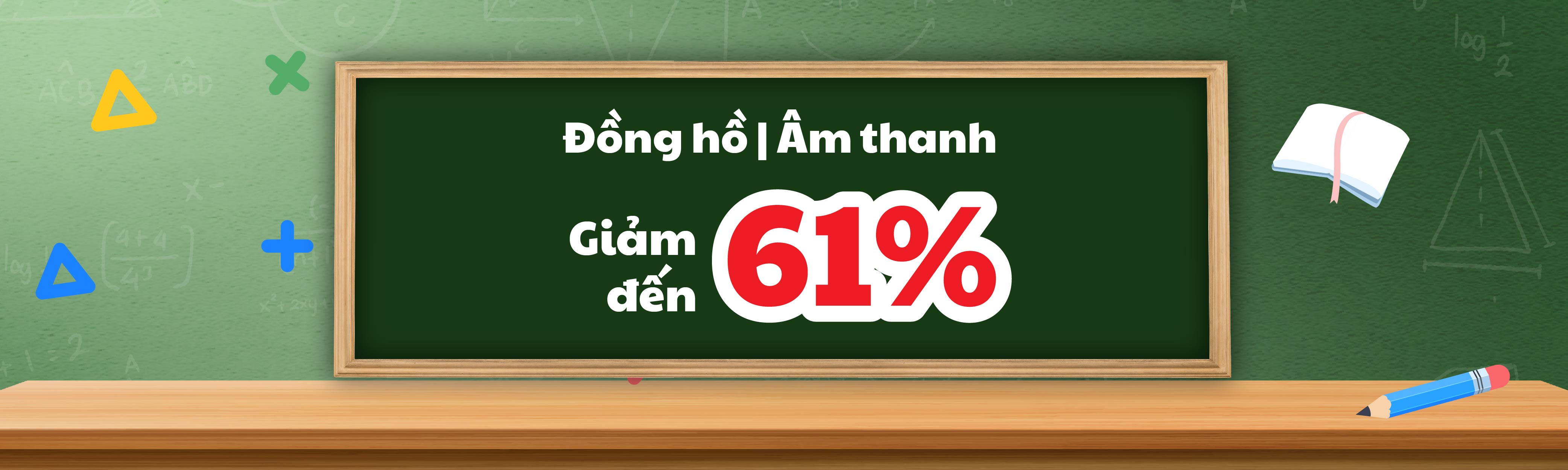 Đồng Hồ | Âm Thanh giảm đến 55%