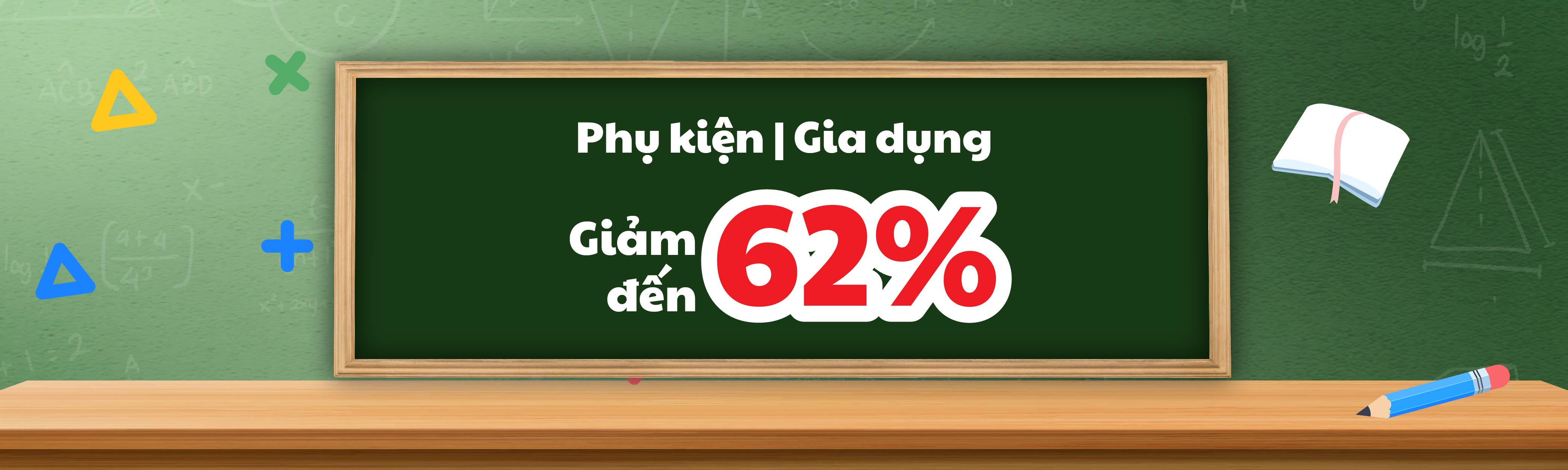 Phụ kiện giảm đến 65%
