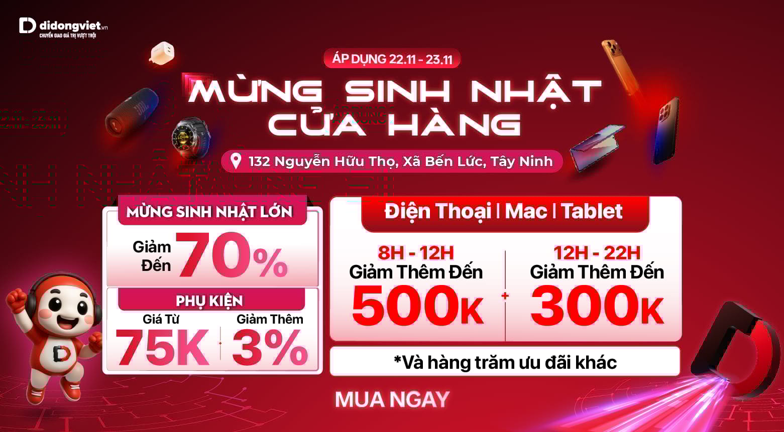 Sinh Nhật Cửa Hàng 132 Nguyễn Hữu Thọ