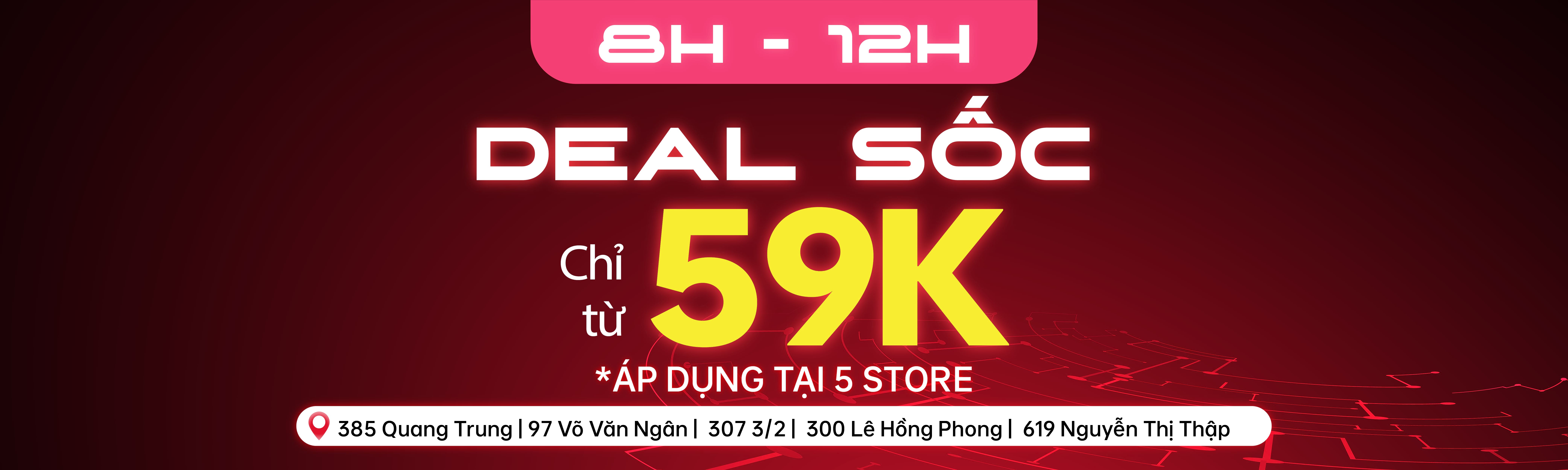 Deal xếp hàng tại 5 store