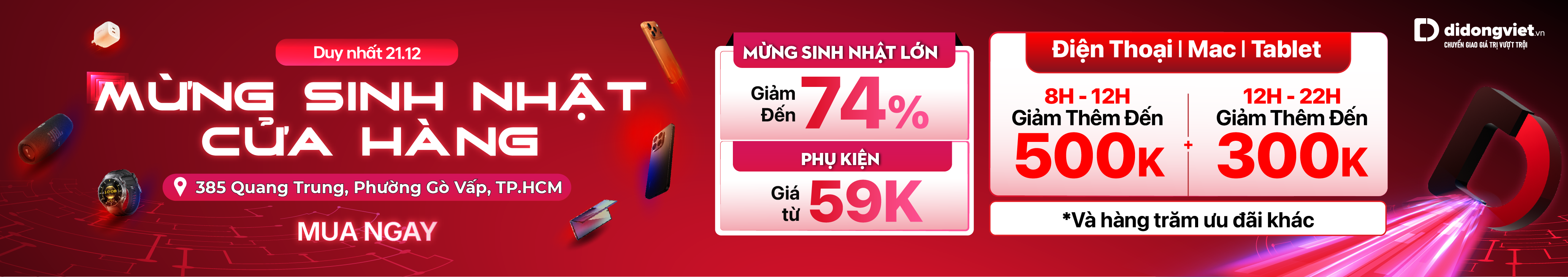 Sinh Nhật Cửa Hàng 385 Quang Trung