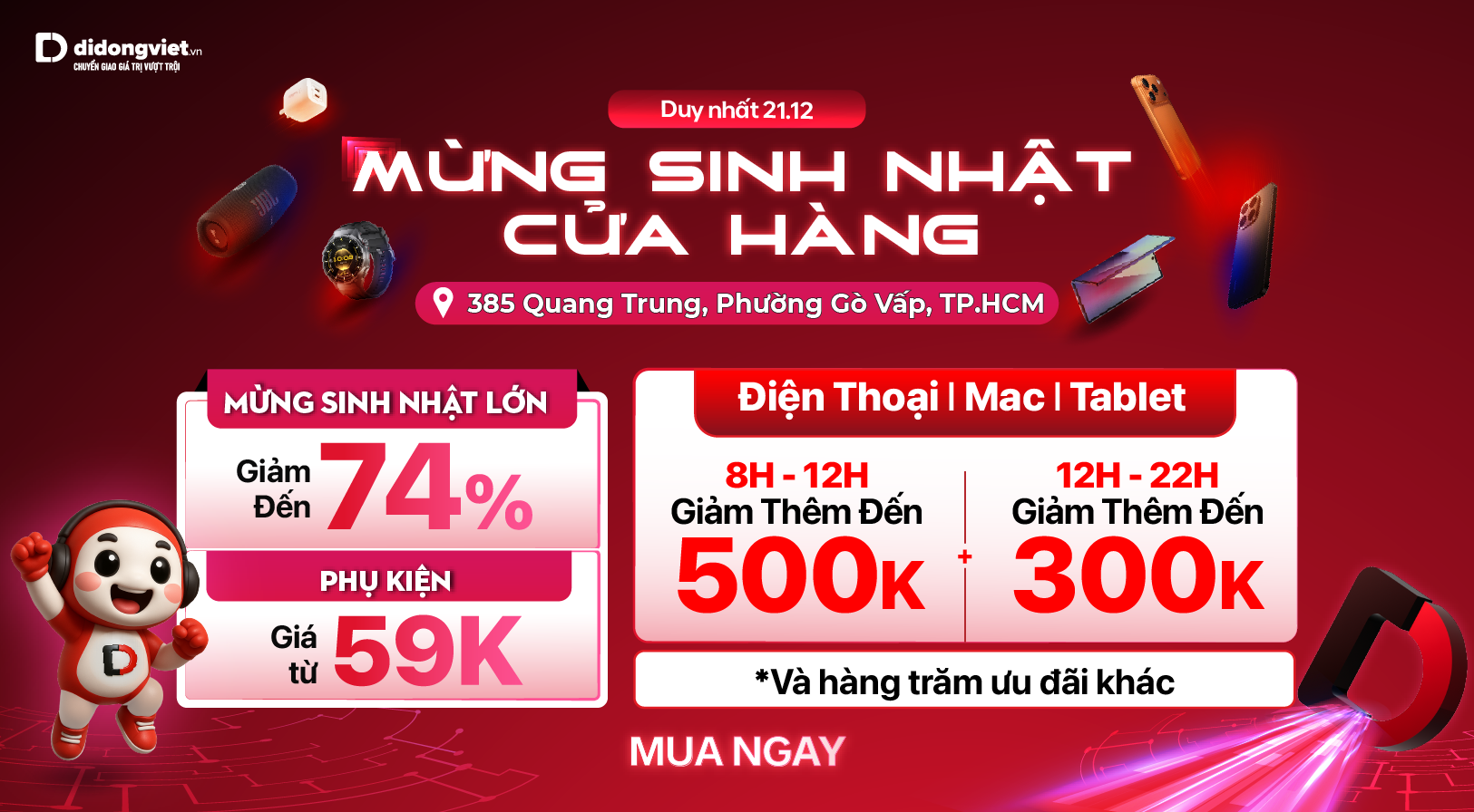 Sinh Nhật Cửa Hàng 385 Quang Trung