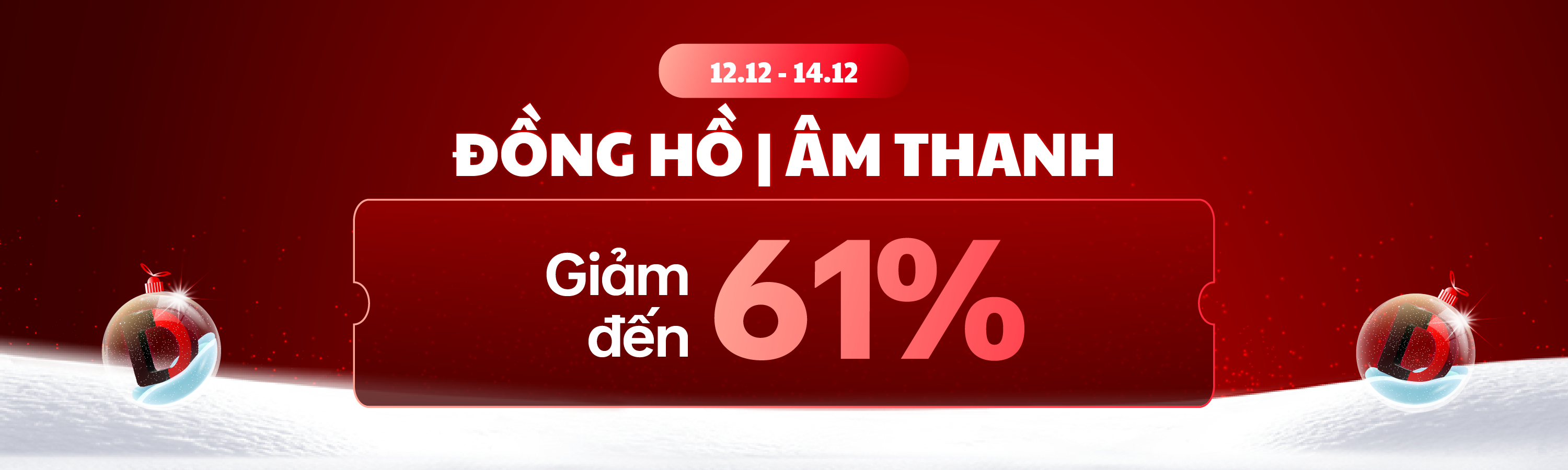 Đồng hồ | Âm thanh giảm đến 61%