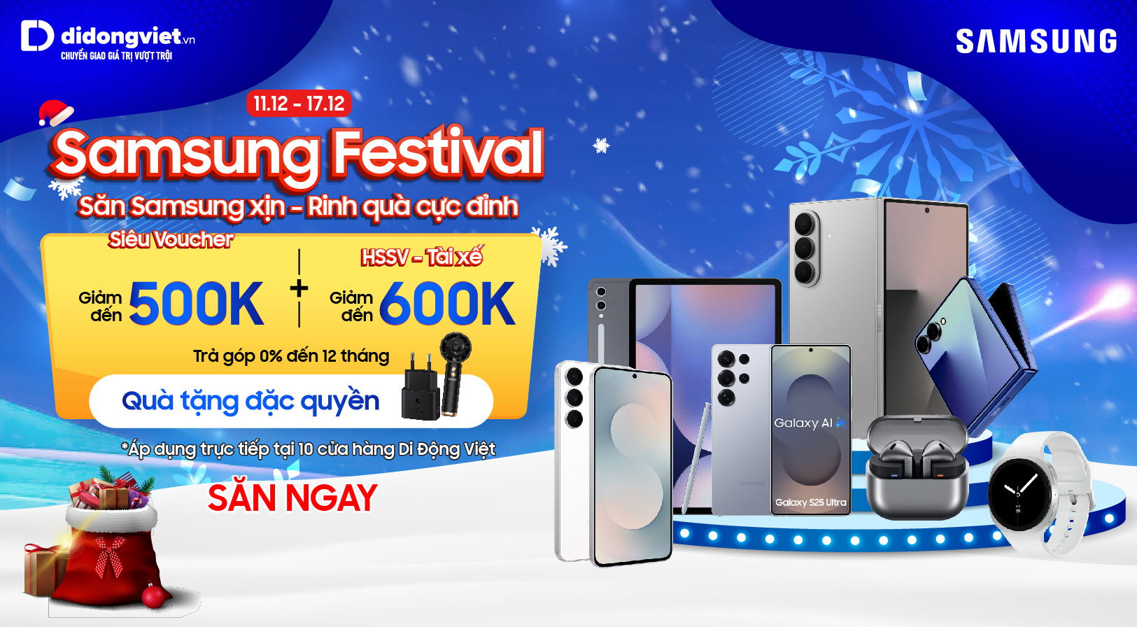 Đại Hội Samsung Sale Lớn Nhất Tháng, Giá Giảm Sâu Ở Di Động Việt