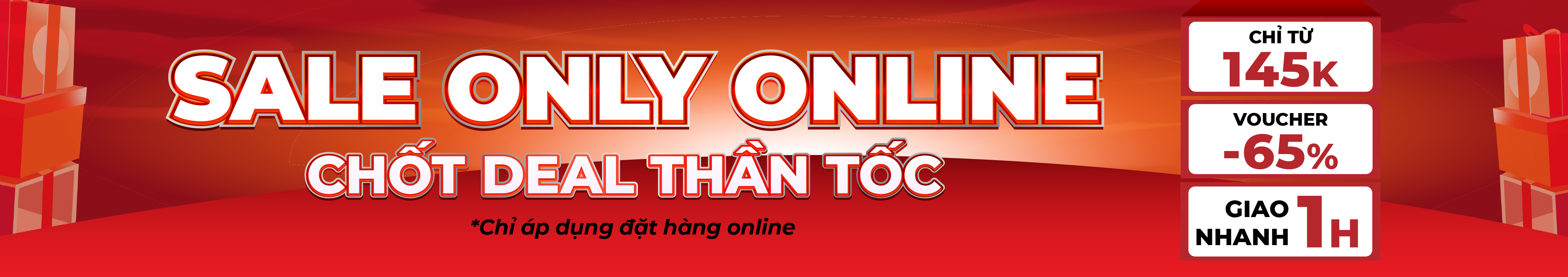 SALE ONLY ONLINE