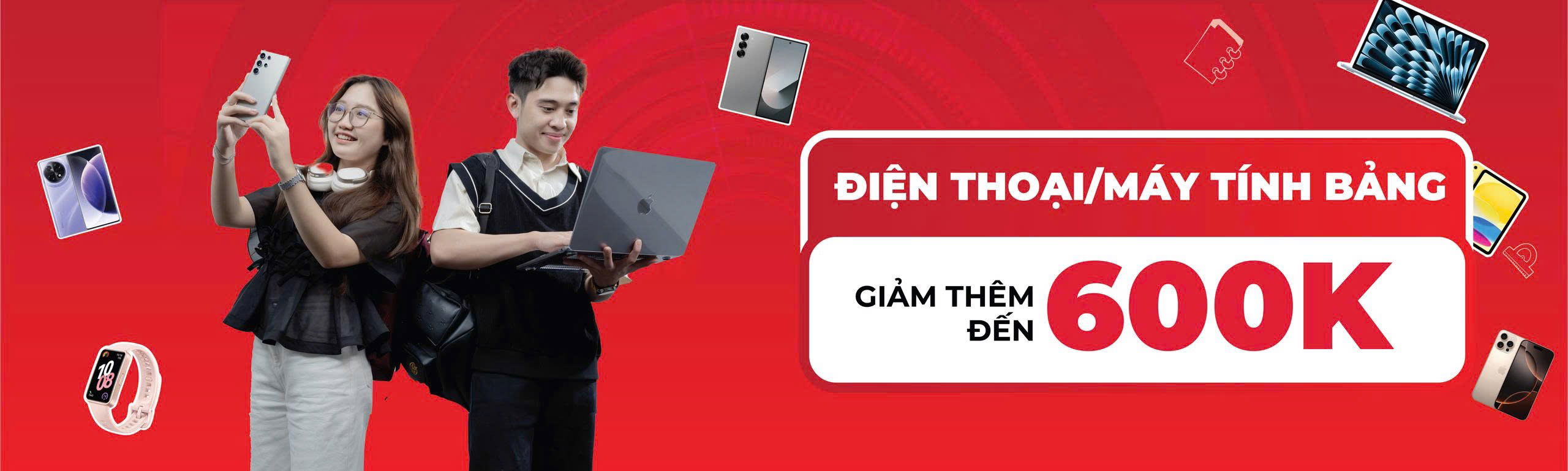 Điện Thoại giảm thêm đến 600K