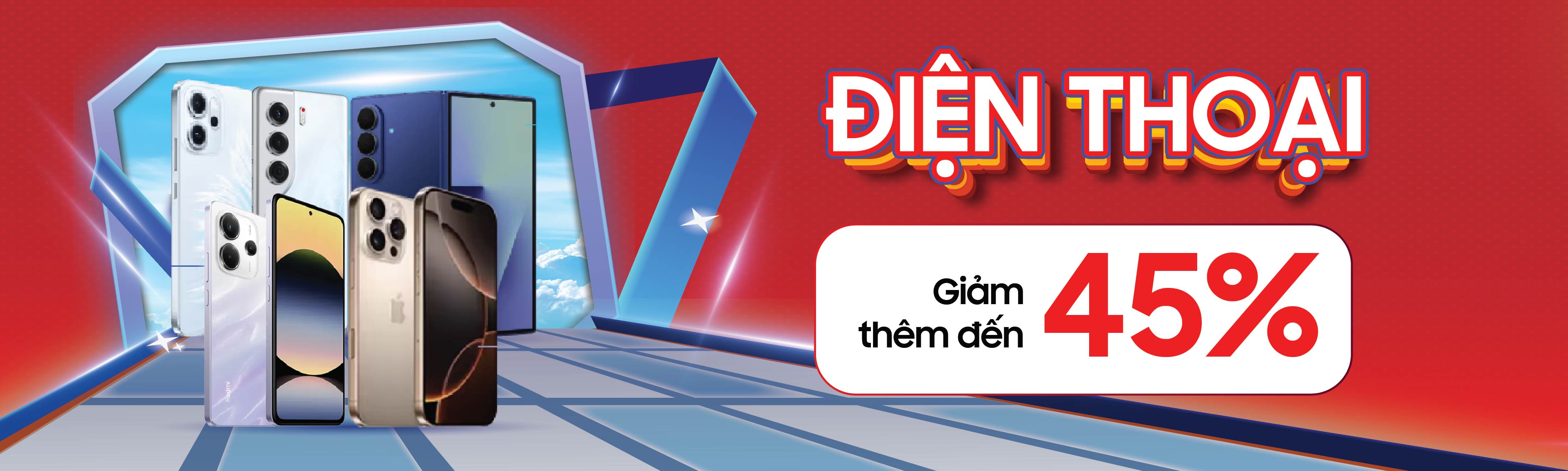 ĐIỆN THOẠI GIẢM ĐẾN 45%