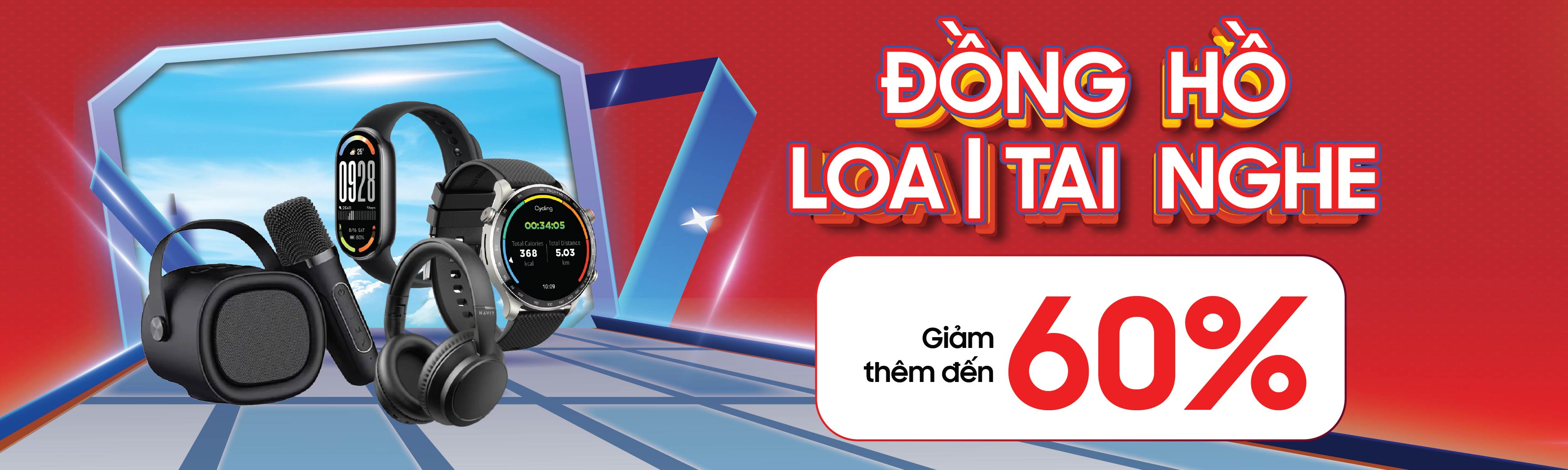 ĐỒNG HỒ | LOA | TAI NGHE GIẢM ĐẾN 50%