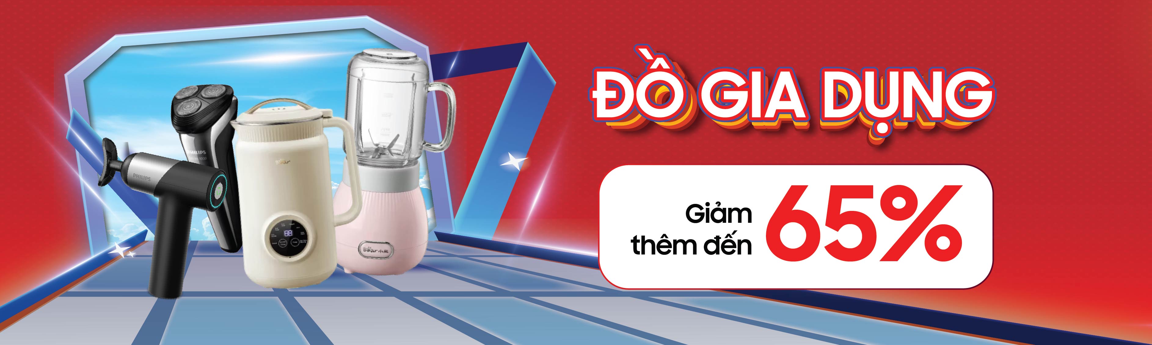 ĐỒ GIA DỤNG BEAR GIẢM ĐẾN 65%