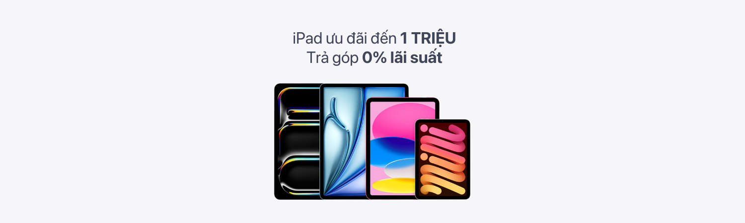 iPad giảm thêm đến 300K