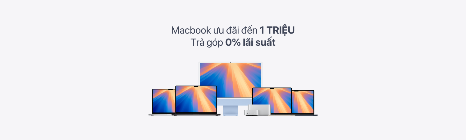 MacBook giảm thêm đến 1 triệu