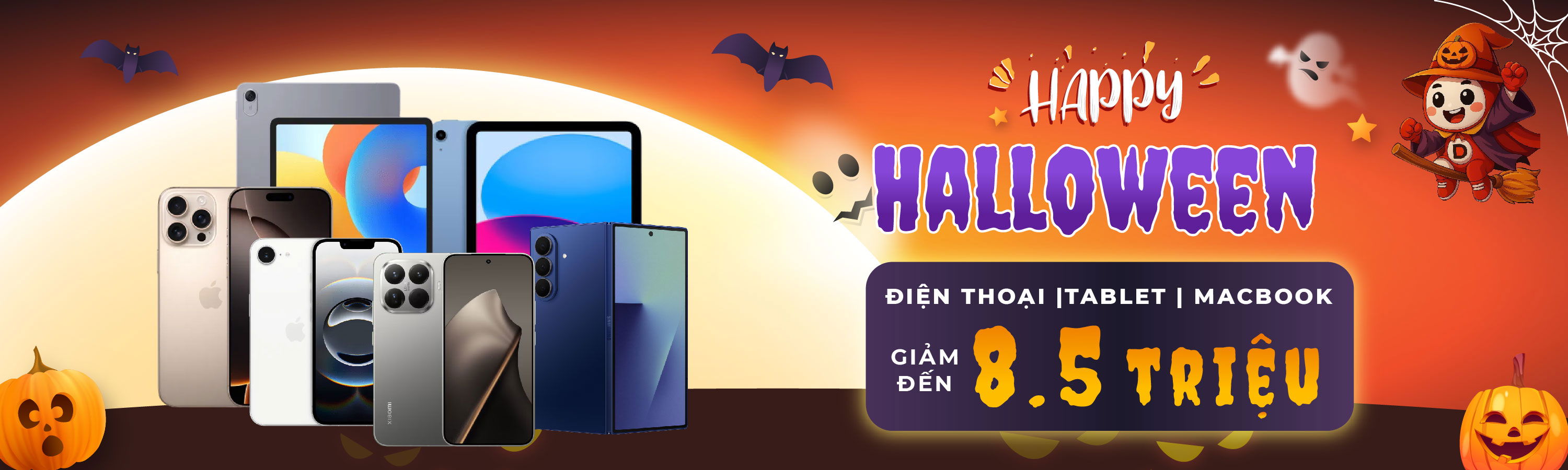 Điện Thoại | MacBook | Tablet giảm đến 8.5 triệu