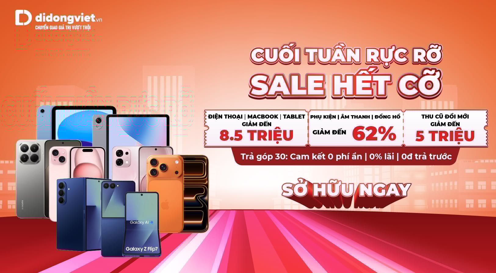 Cuối Tuần Rực Rỡ - Sale Hết Cỡ