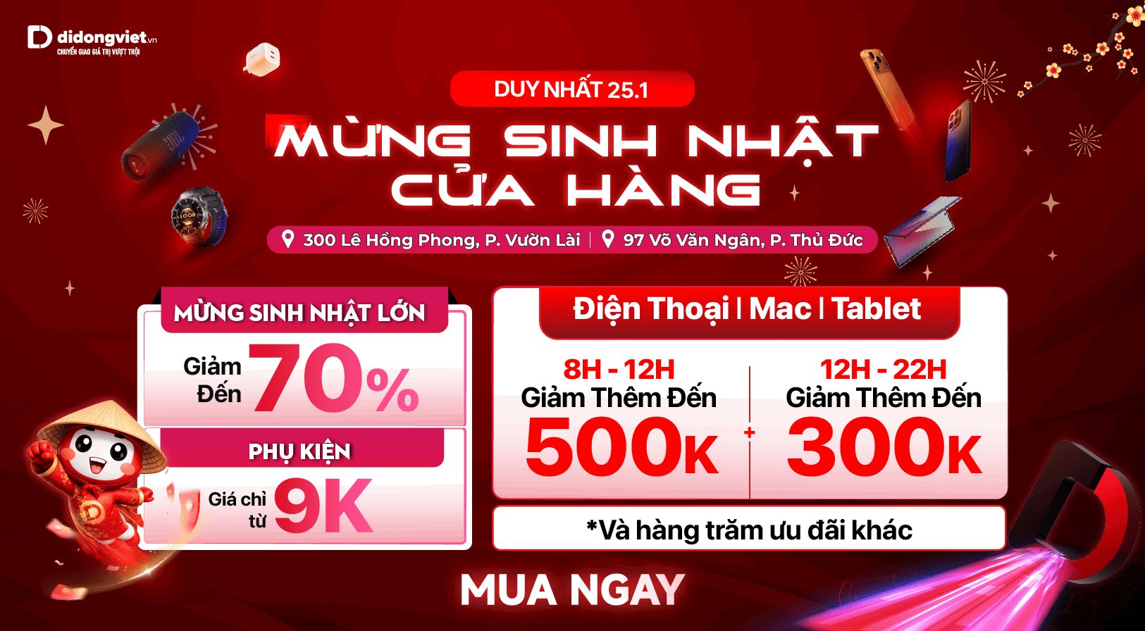 Khai Trương Cửa Hàng 11 Trần Não  - Sale lớn