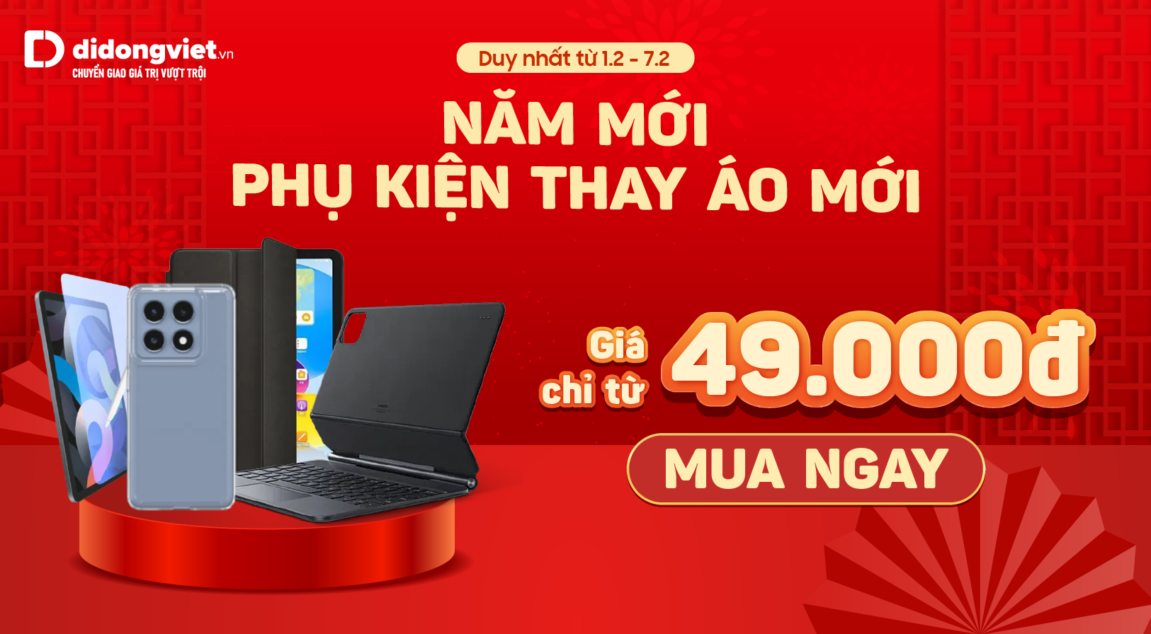 TẾT MỚI - PHỤ KIỆN THAY ÁO MỚI