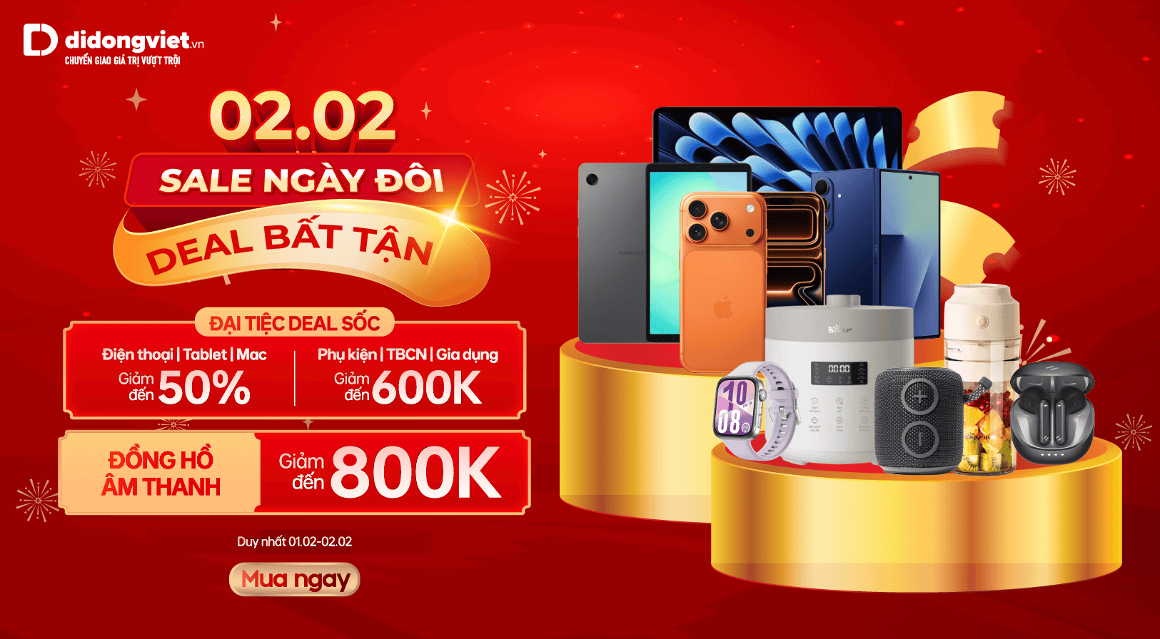 SALE NGÀY ĐÔI 02.02-  DEAL BẤT TẬN