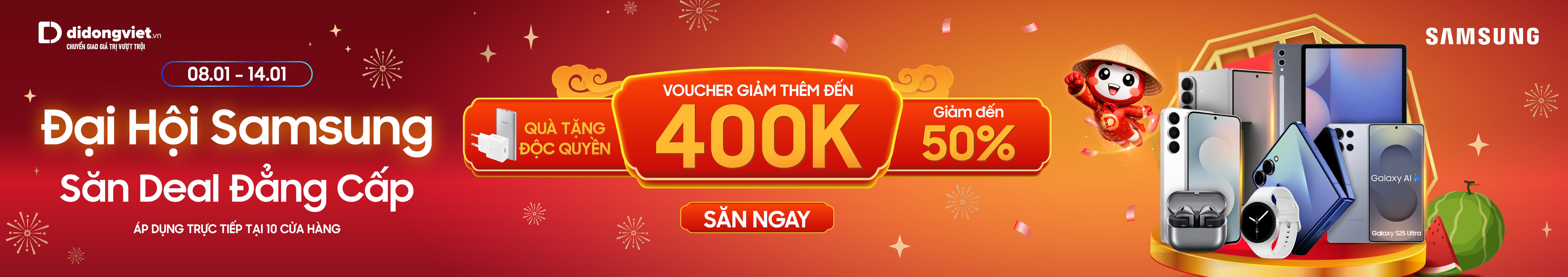 Đại hội Samsung sale lớn nhất tháng, Giá giảm sâu ở Di Động Việt