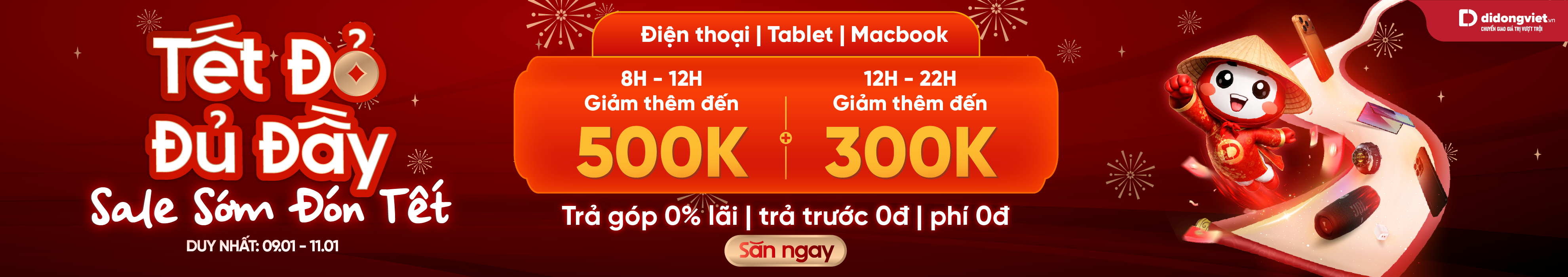 TẾT ĐỎ ĐỦ ĐẦY