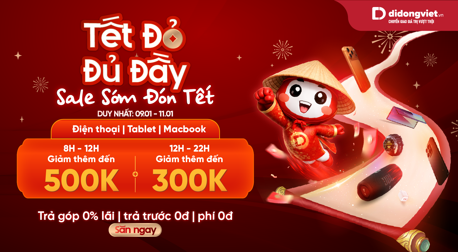 TẾT ĐỎ ĐỦ ĐẦY