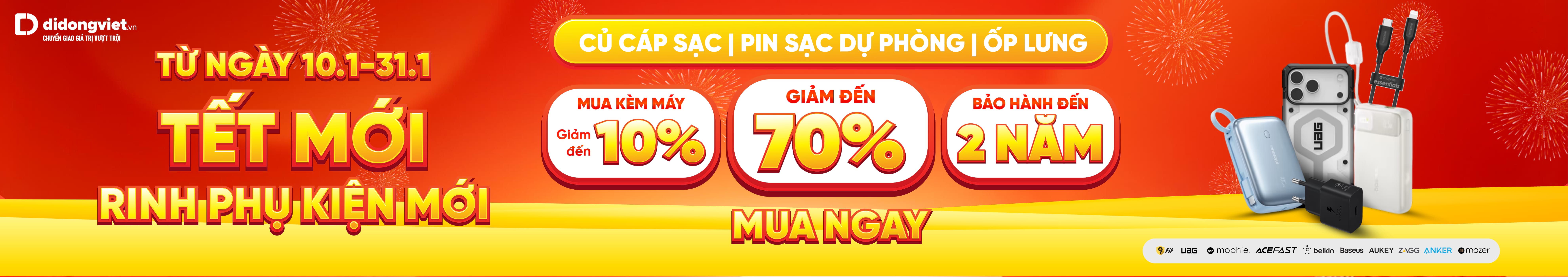 TẾT MỚI - RINH PHỤ KIỆN MỚI