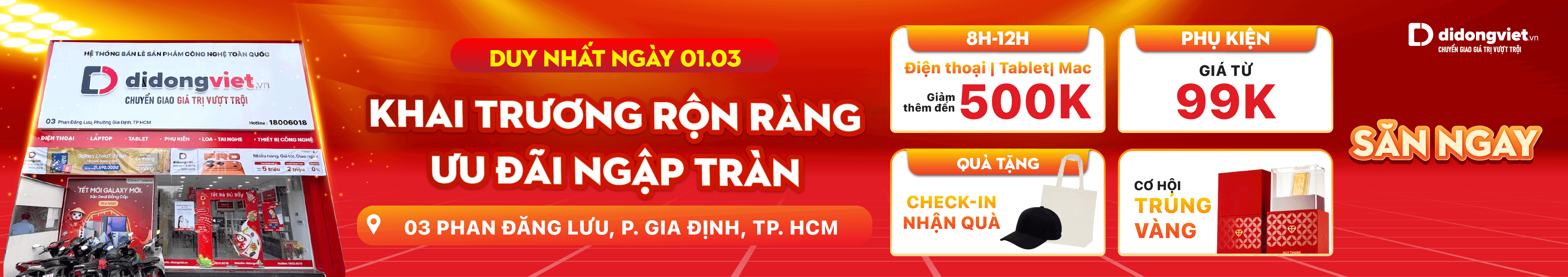 Khai Trương Cửa Hàng 03 Phan Đăng Lưu  - Sale lớn