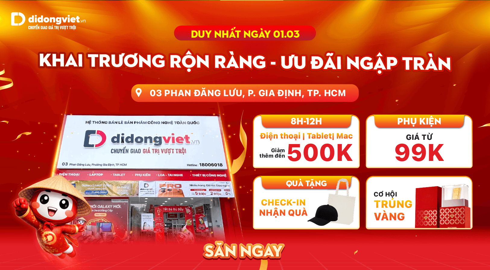 Khai Trương Cửa Hàng 03 Phan Đăng Lưu  - Sale lớn