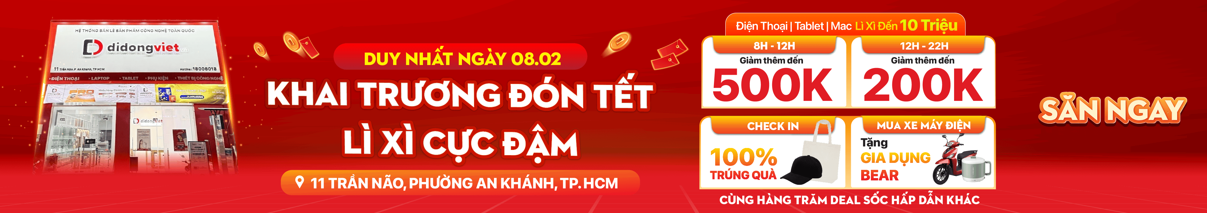 Khai Trương Cửa Hàng 11 Trần Não  - Sale lớn