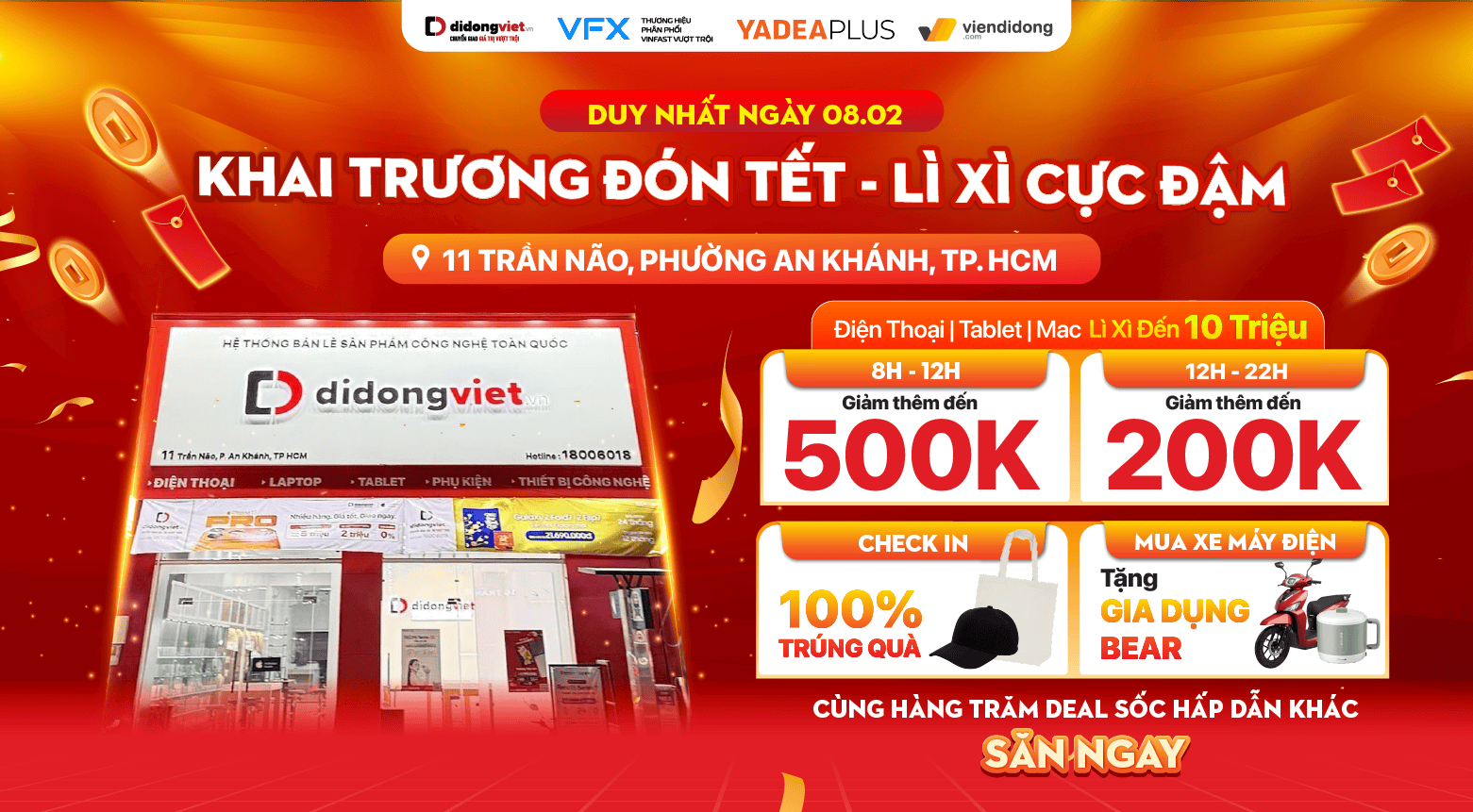 Khai Trương Cửa Hàng 11 Trần Não  - Sale lớn
