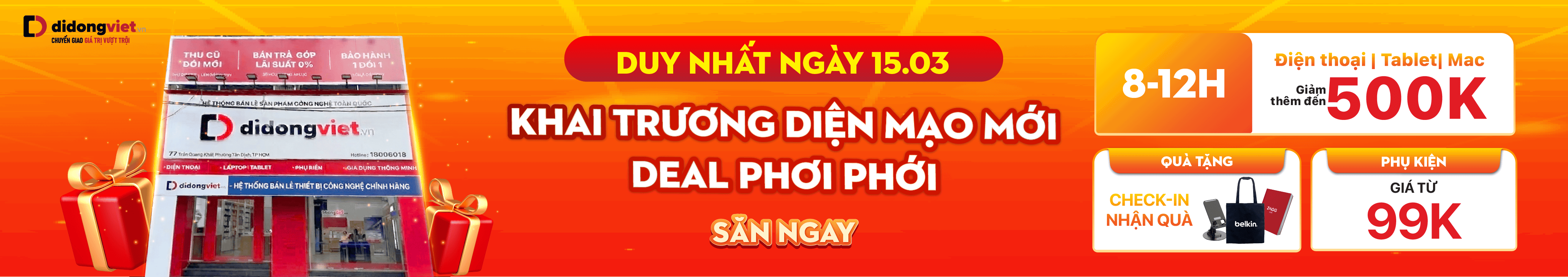 KHAI TRƯƠNG DIỆN MẠO MỚI - DEAL PHƠI PHỚI