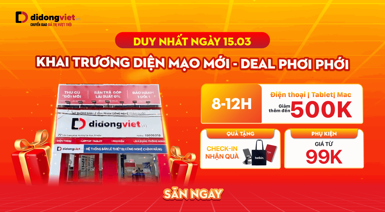 KHAI TRƯƠNG DIỆN MẠO MỚI - DEAL PHƠI PHỚI