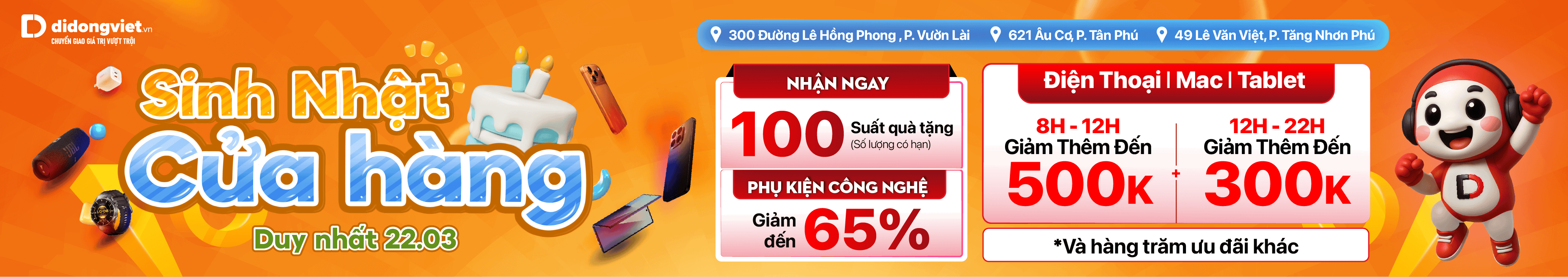 BÙNG NỔ SALE SINH NHẬT