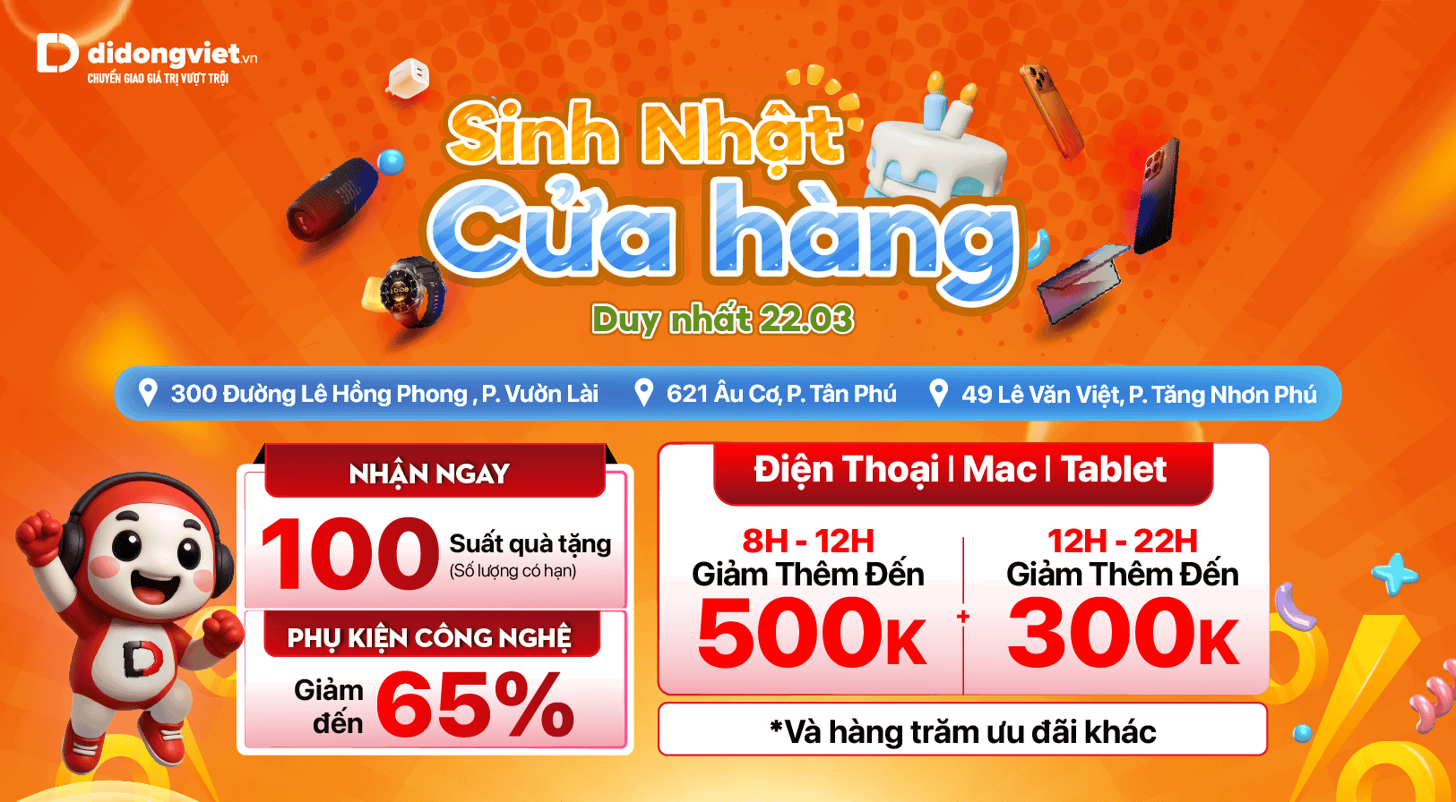 BÙNG NỔ SALE SINH NHẬT