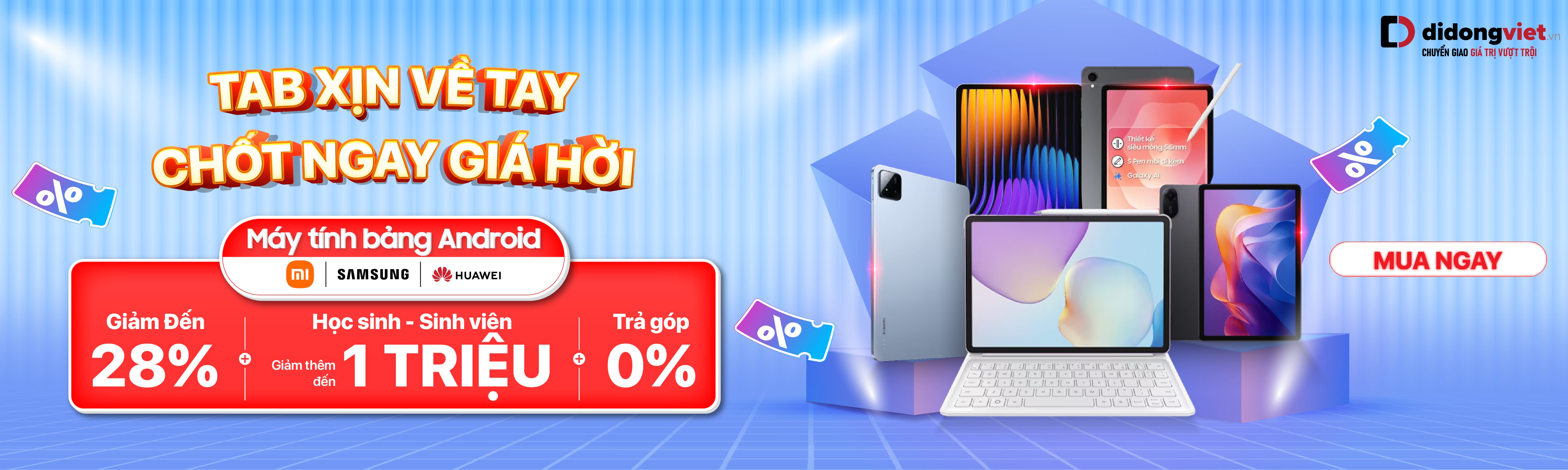 TAB XỊN LIỀN TAY - CHỐT NGAY GIÁ HỜI