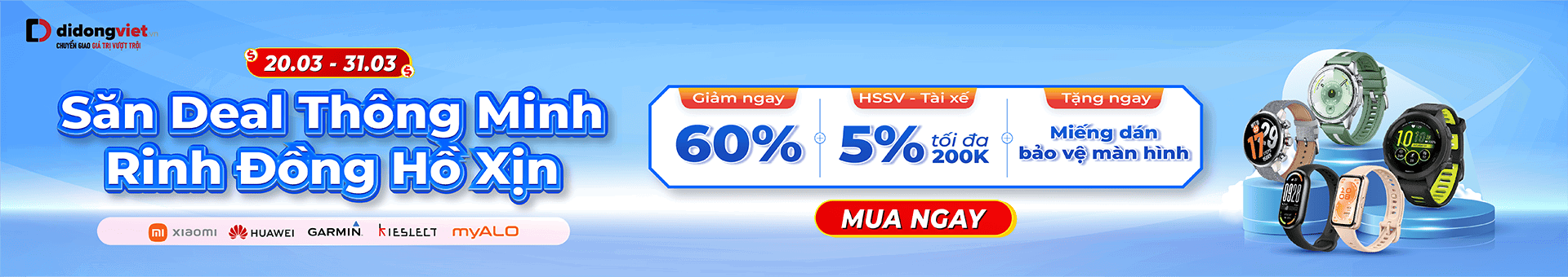 SĂN DEAL THÔNG MINH -  RINH ĐỒNG HỒ XỊN