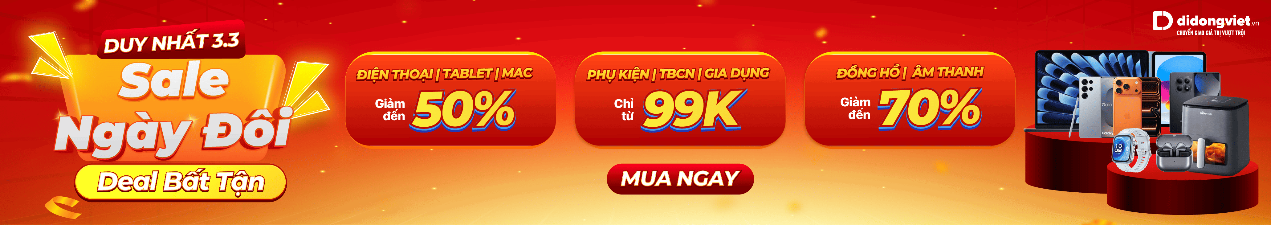 SALE NGÀY ĐÔI 3.3 - DEAL BẤT TẬN