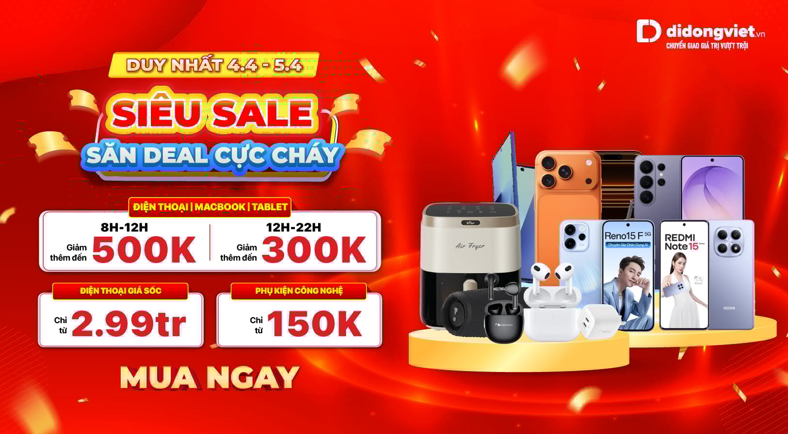 SIÊU SALE NGÀY ĐÔI 04.04 - 05.04